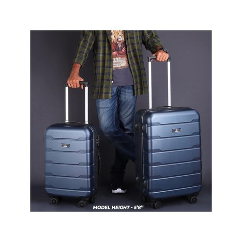 The Clownfish Combo Of Polycarbonate Hard Case Wheel Trolley Bags  Blue (M/S)