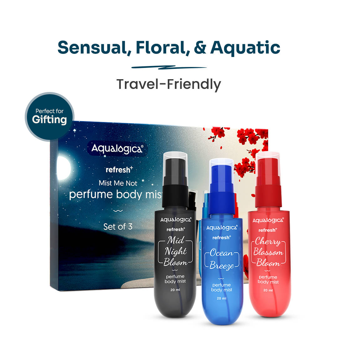 Aqualogica Refresh + Mist Me Not Perfume Body Mist - Set Of ...