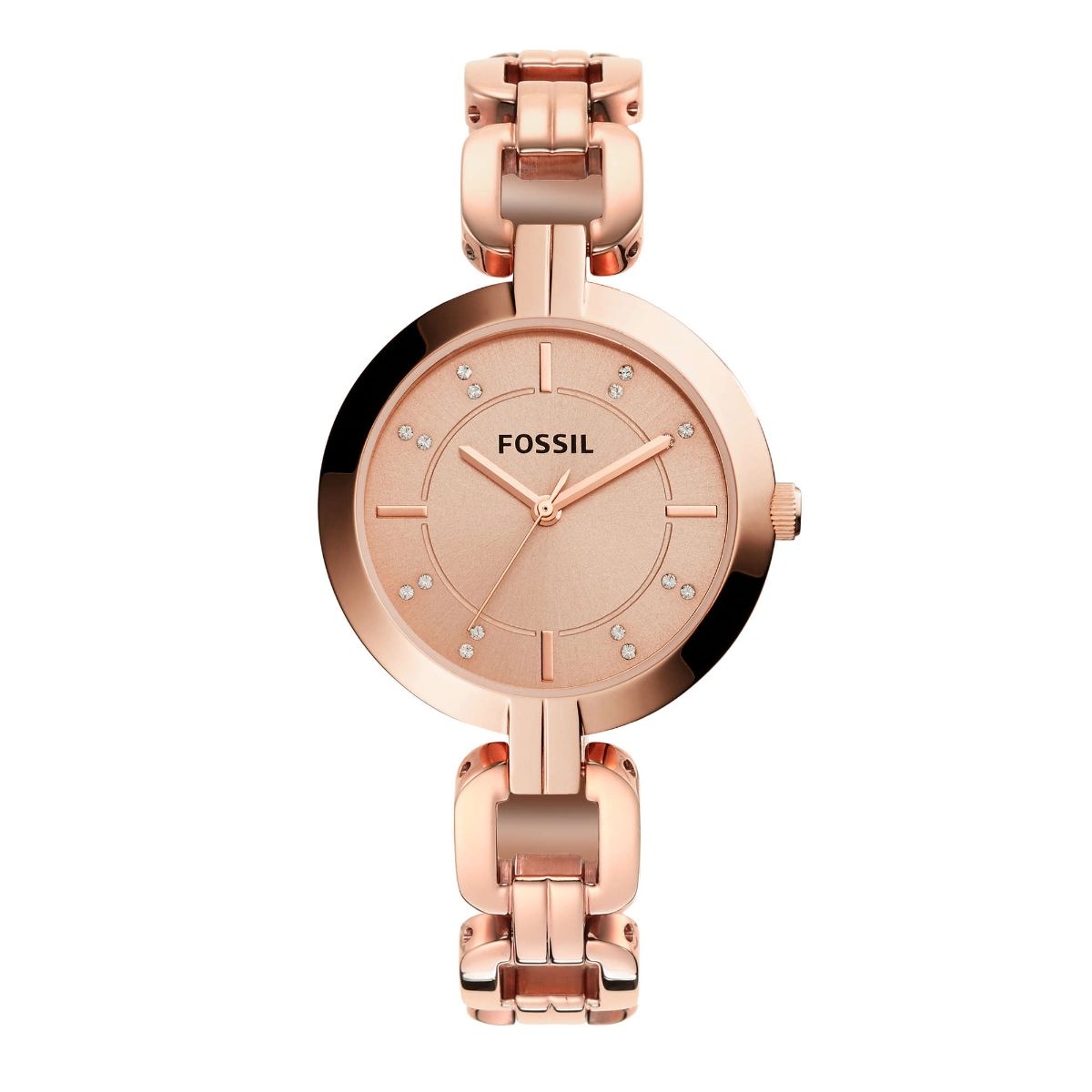Buy Fossil Kerrigan Rose Gold Strap Casual Watch Bq3206 Online