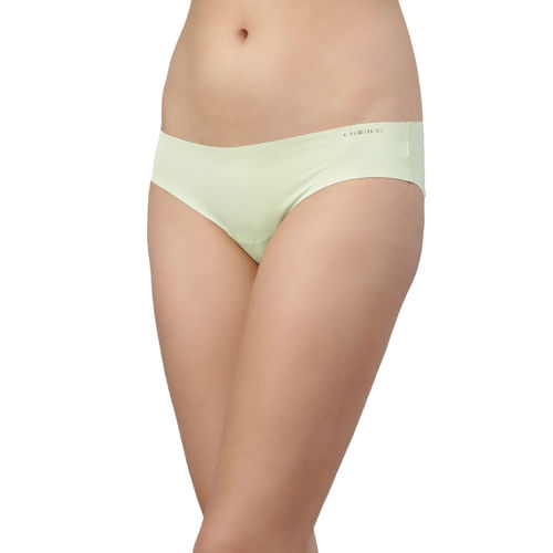 Enamor PB40 Modern Starter Nylon Sweat Wicking Bikini Panty -Green Pear (L)