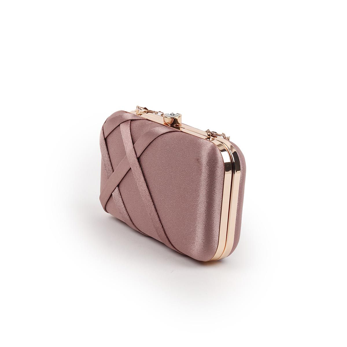 Buy Odette Yummy Designer Silky Beige Clutch Bag Online