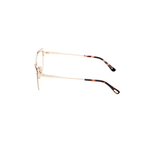 NEW TOM FORD FT5877-B/S 069 EYEGLASSES TF5877-B 069 GOLD/BORDEAUX WOMEN CAT EYE Tom Ford TF5877-B Red, Gold Eyeglasses | Includes FREE Rx Lenses main image 4
