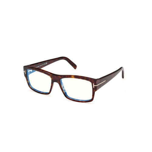Buy Tom Ford Eyewear Men Brown Rectangle Eyeglass Frames FT5941