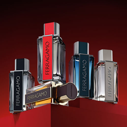 Buy Salvatore Ferragamo Red Leather Eau De Parfum For Him Online 