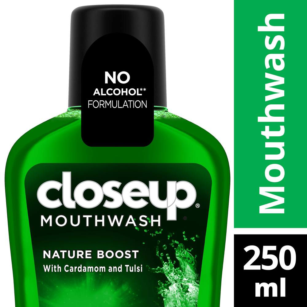 Closeup Nature Boost Anti Germ Mouthwash