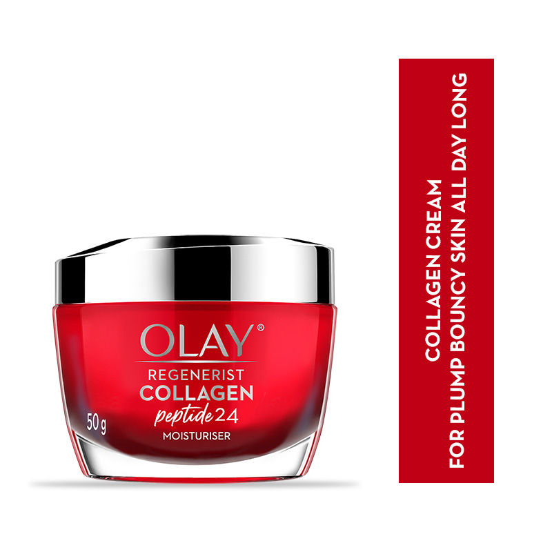 Olay Collagen Peptide Face Cream, Smooth & Plump Skin With Collagen, Paraben & Sulphate Free