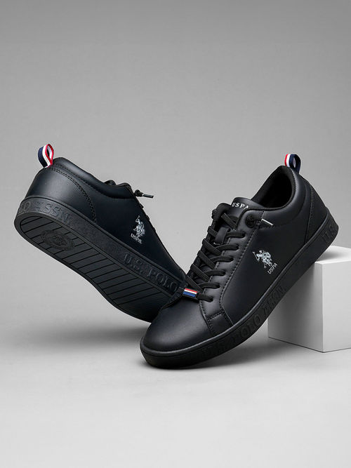 Buy POLO Men Dorit Black All Day Sneakers Online