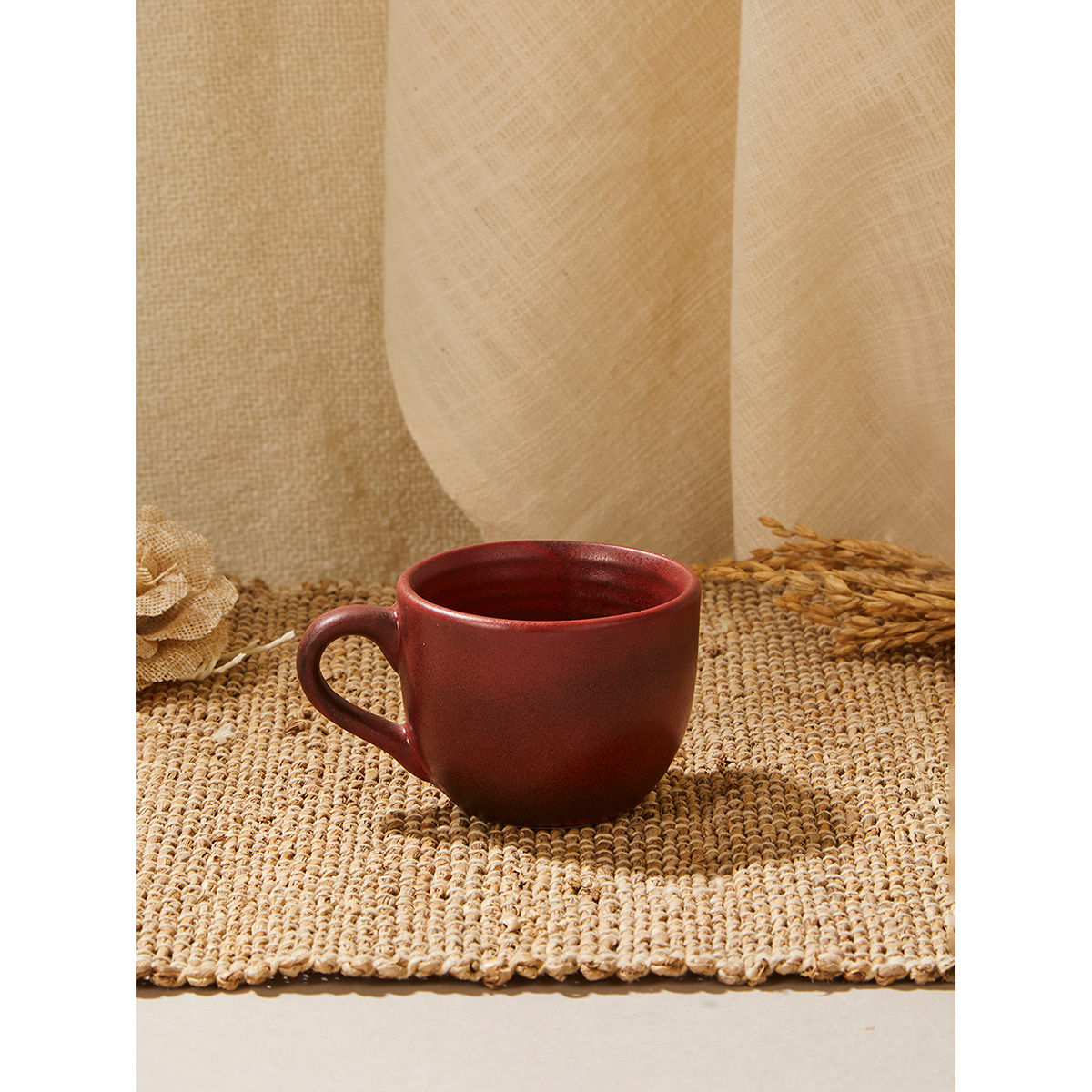 Fabindia Kadir Red Tea Cup Buy Fabindia Kadir Red Tea Cup Online at