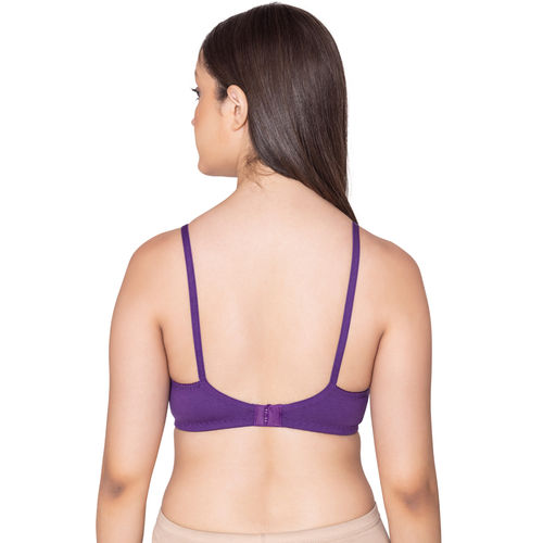 Buy Bodycare Cotton Purple Color Bra 1535DPU Online