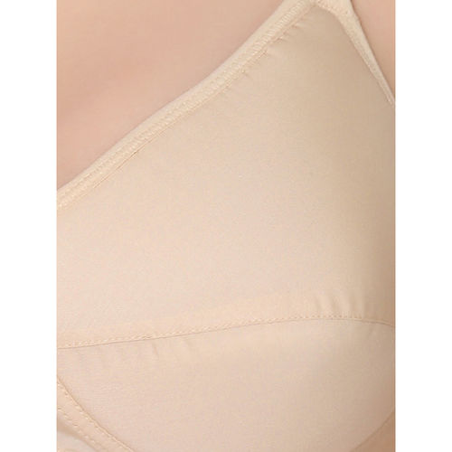 Buy Bodycare Cotton Pink, Skin Color Bra 5543PIS (Pack of 2) Online
