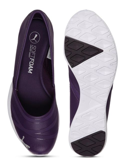 Puma Vega Ballet SL Women Casual Shoes Purple (UK 4)