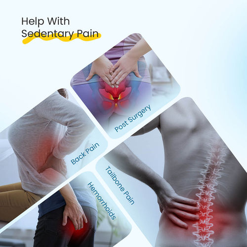 Buy SLEEPSIA Cool Gel Memory Foam Donut Pillow Lower Back Pain