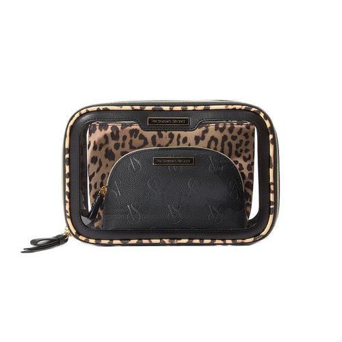 Victoria's Secret Leopard Logo Cosmetic Case (Black) At Nykaa, Best Beauty Products Online