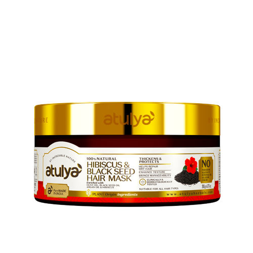 Atulya Hibiscus & Black Seed Hair Mask: Buy Atulya Hibiscus & Black Seed Hair  Mask Online at Best Price in India | Nykaa