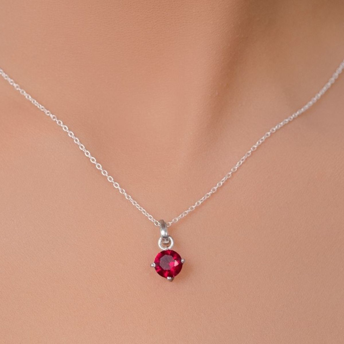 Ruby Pendant: Shop Women Ruby Stone necklaces