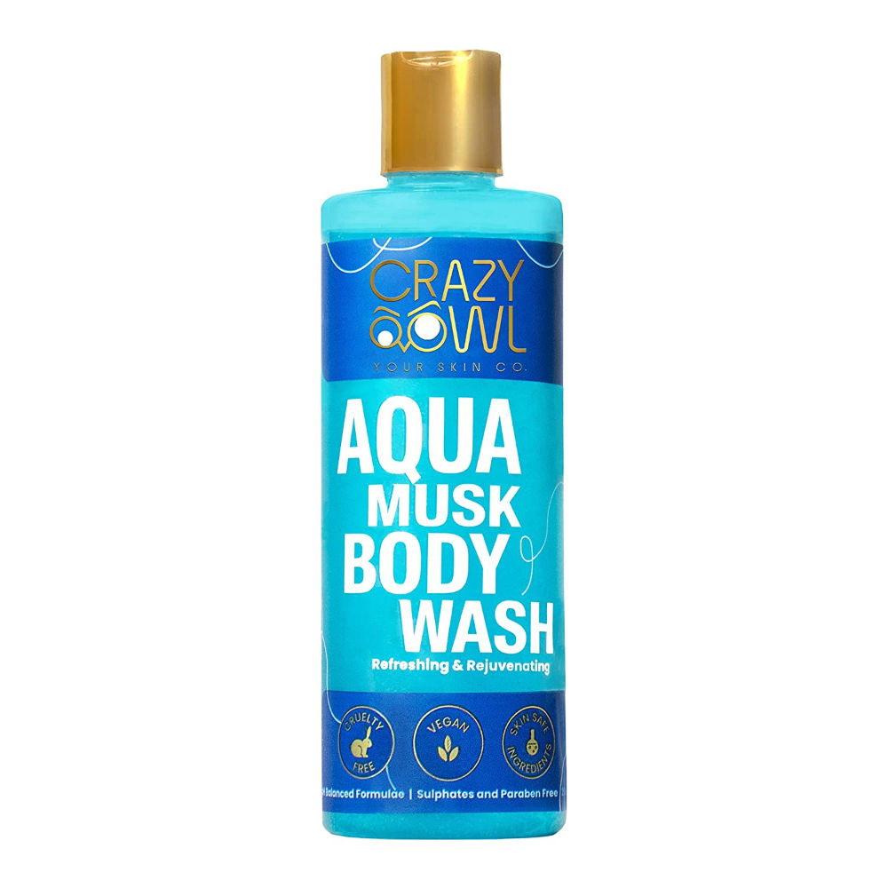 Crazy Owl Your Skin Co. Aqua Musk Body Wash- Refreshing & Rejuvinating(250ml)