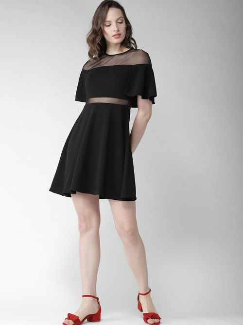 Twenty Dresses By Nykaa Fashion Show Me Off Black Dress Buy Twenty Dresses By Nykaa Fashion Show Me Off Black Dress Online At Best Price In India Nykaa