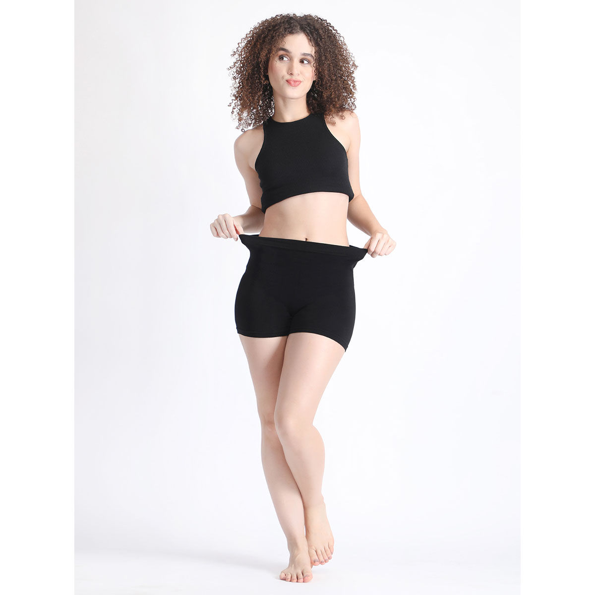 Waistband sales cycling shorts