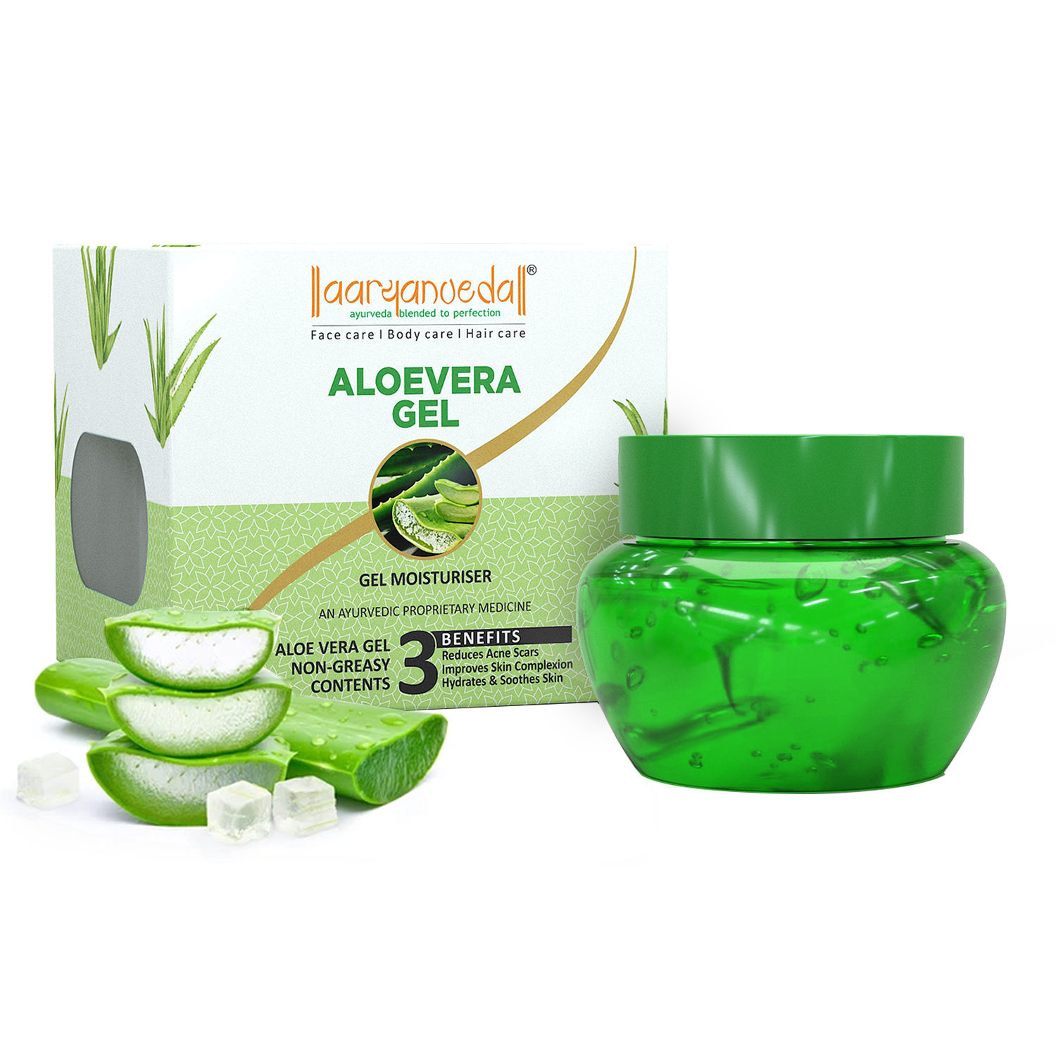Aryanveda Natural Aloe Vera Gel For Face- Hair & Body: Buy Aryanveda Natural  Aloe Vera Gel For Face- Hair & Body Online at Best Price in India | Nykaa