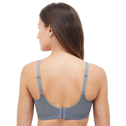 Buy Wacoal Nylon Padded Motion Wear Non-Wire Sports Bra - Grey online