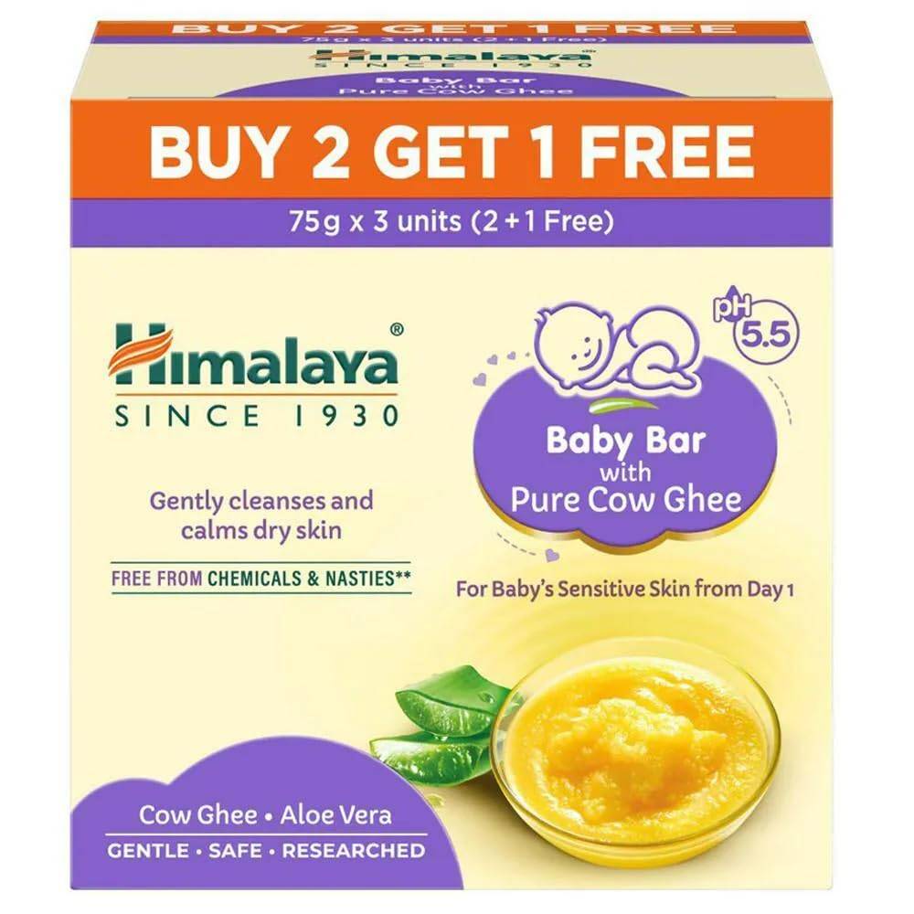 Himalaya Baby Bar With Pure Cow Ghee Buy 2 Get 1 Free