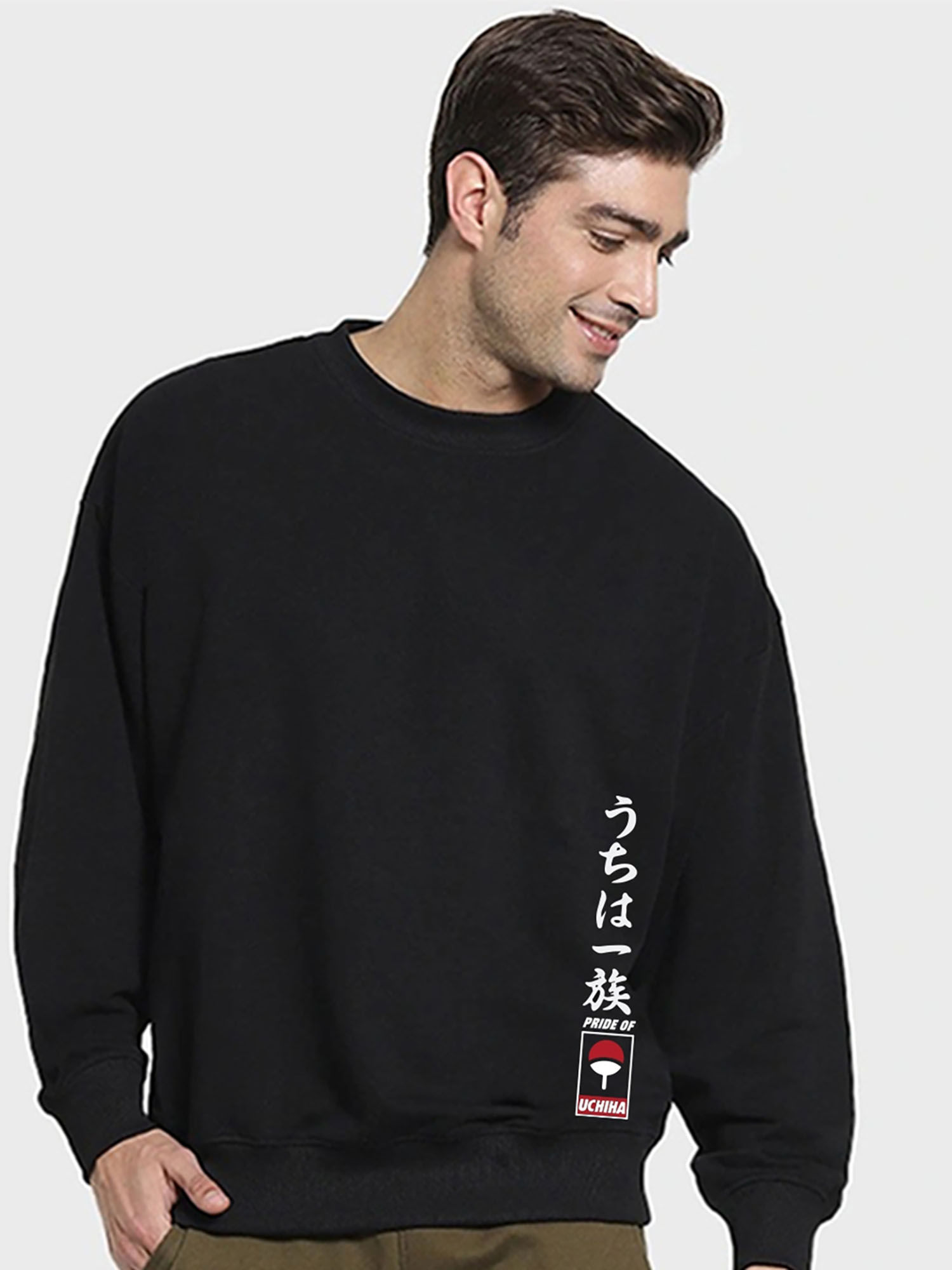 Buy Bewakoof Official Marvel Merchandise Mens Black Venom Street Graphic Oversized Sweatshirt Online