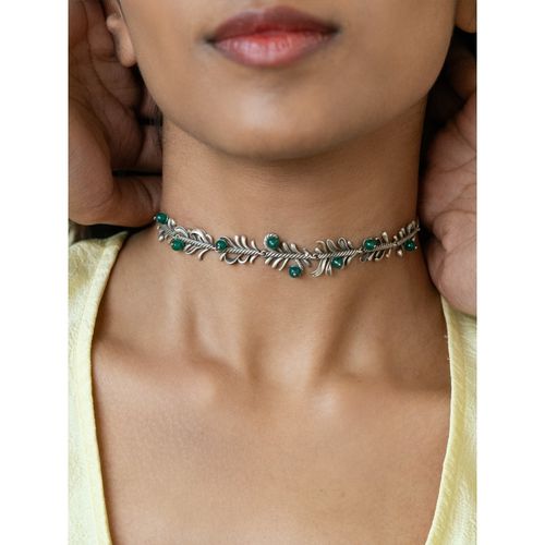 Buy Shaya by CaratLane Revive Oxidized Choker Necklace In 925