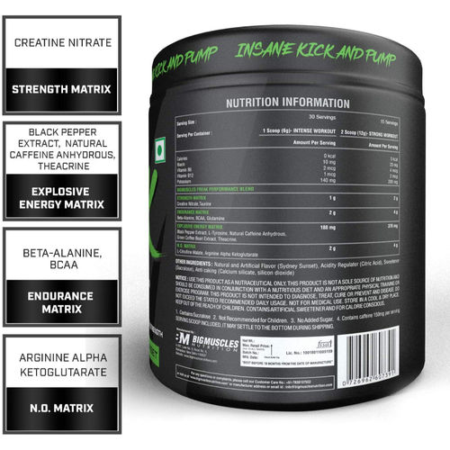 Big Muscles Nutrition Freak Pre-workout - Sydney Sunset: Buy ...
