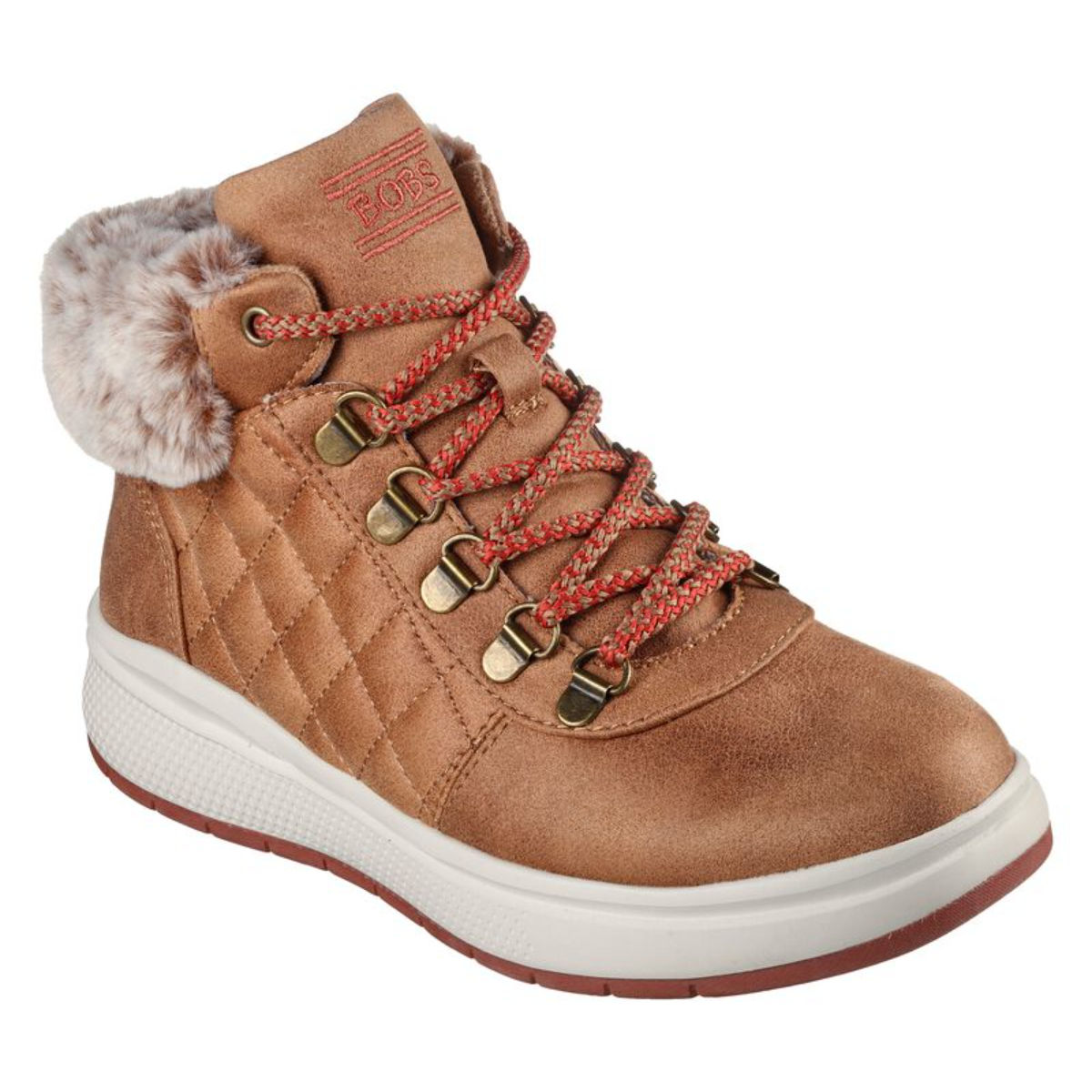 Buy SKECHERS Bobs Skipper Wav Grand Leap Brown Lace Up Online