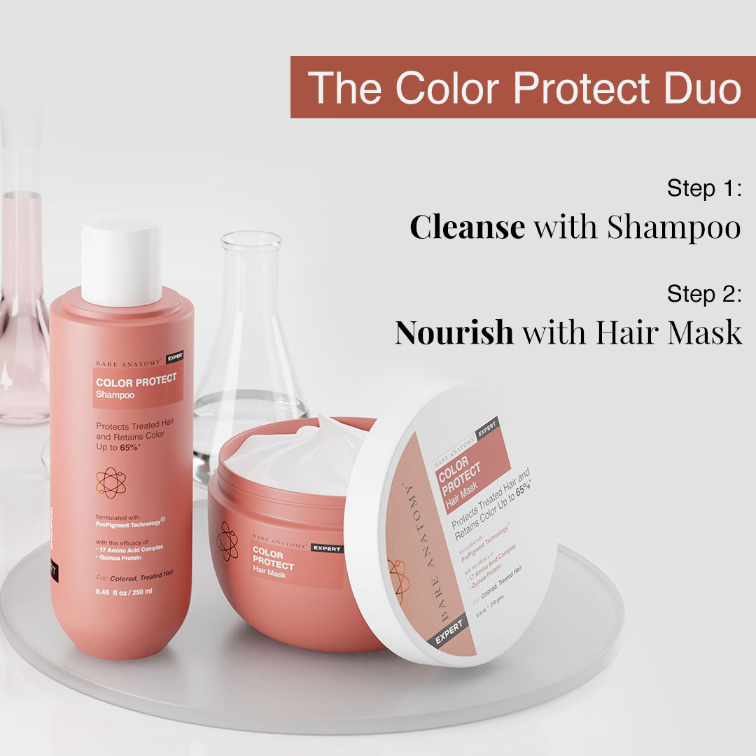Bare Anatomy EXPERT Color Protect Shampoo For Coloured Hair With Amino