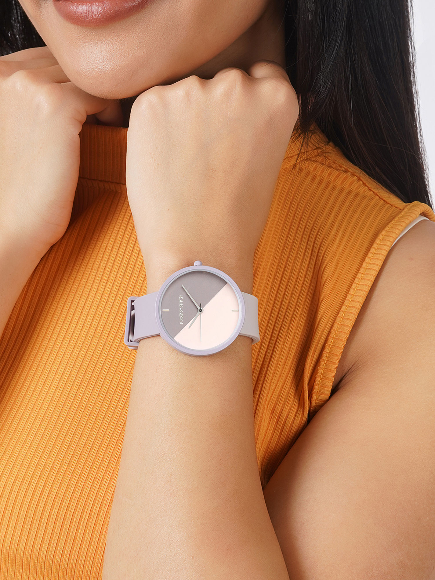 Buy Joker Witch Duet Bloom Lavender Silicone Strap Watch Online