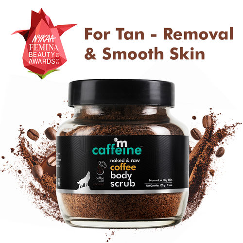 MCaffeine Exfoliating Coffee Body Scrub For Tan Removal Normal To Oily Skin