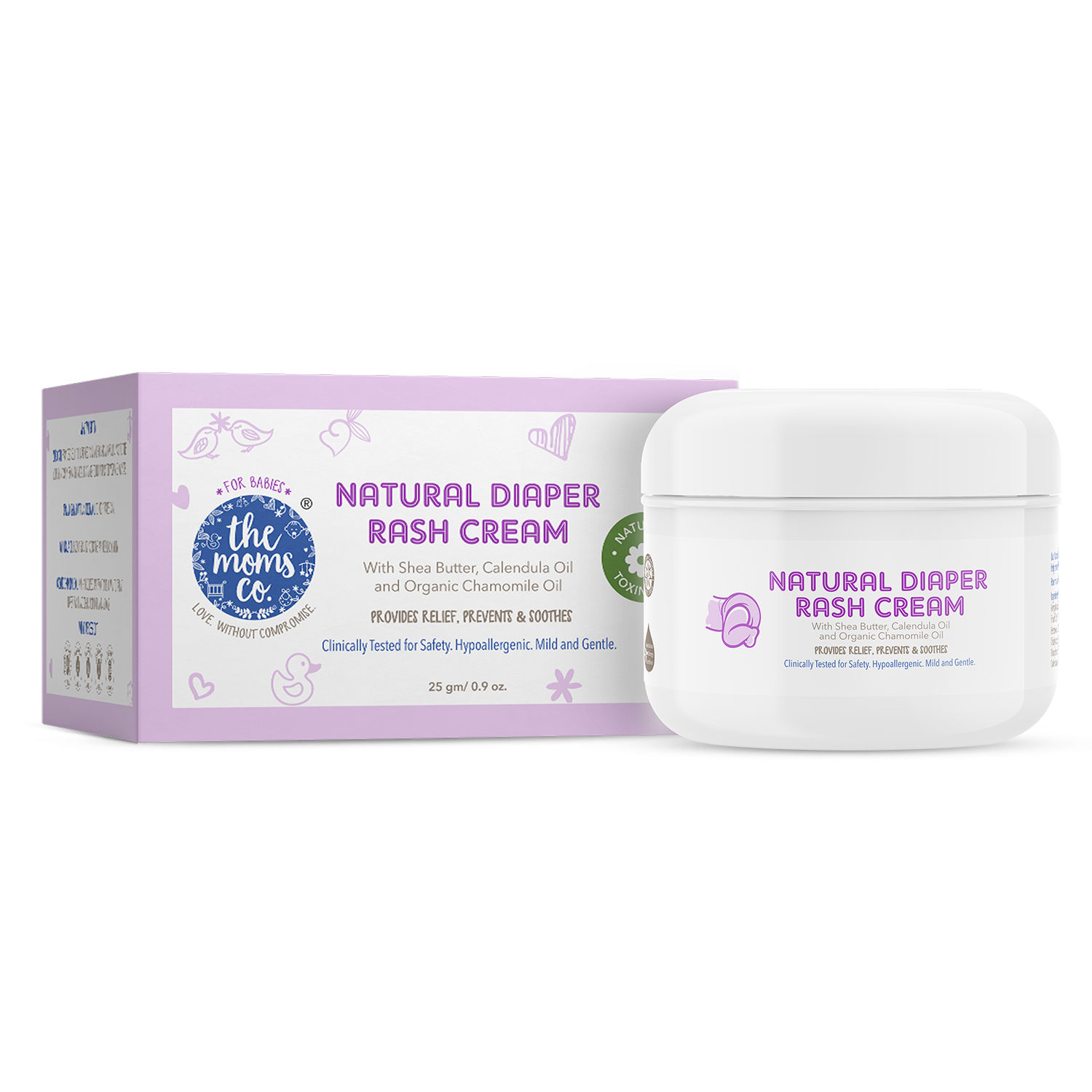 The Moms Co. Natural Baby Diaper Rash Cream -Organic Chamomile & SheaButter And Calendula Oil