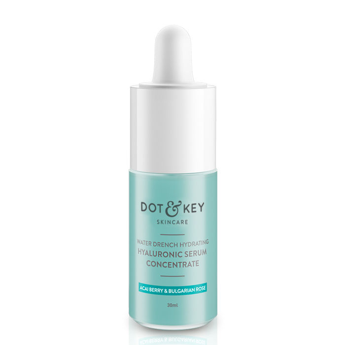 Dot & Key Hydrating Hyaluronic Face Serum with Vitamin C & E for Plump, Glowing Skin