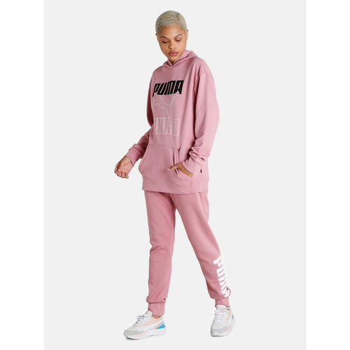 Buy Puma Essential Rebel Womens Pink Sweat Pants Online