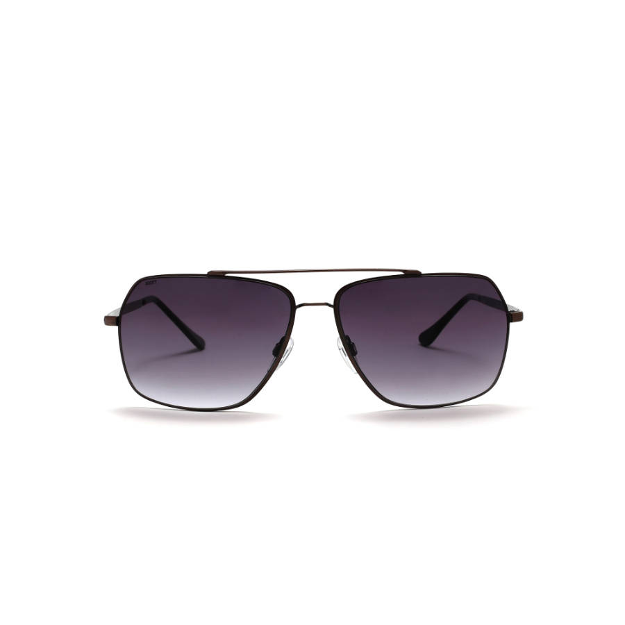 Scott Blue Lens Rectangular UV Protected Sunglass Full Rim Metallic Frame With UV Protection