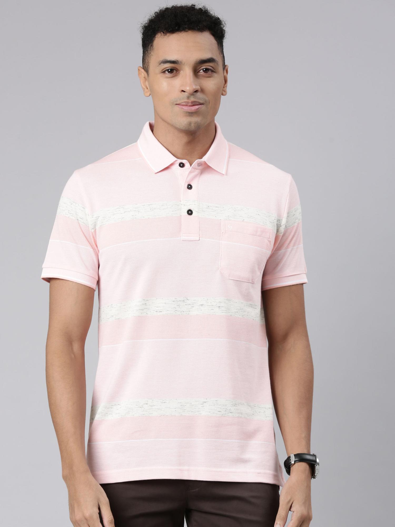 Buy Classic Polo Classic Mens Polo Neck Cotton Blend T Shirt Multi Color Online