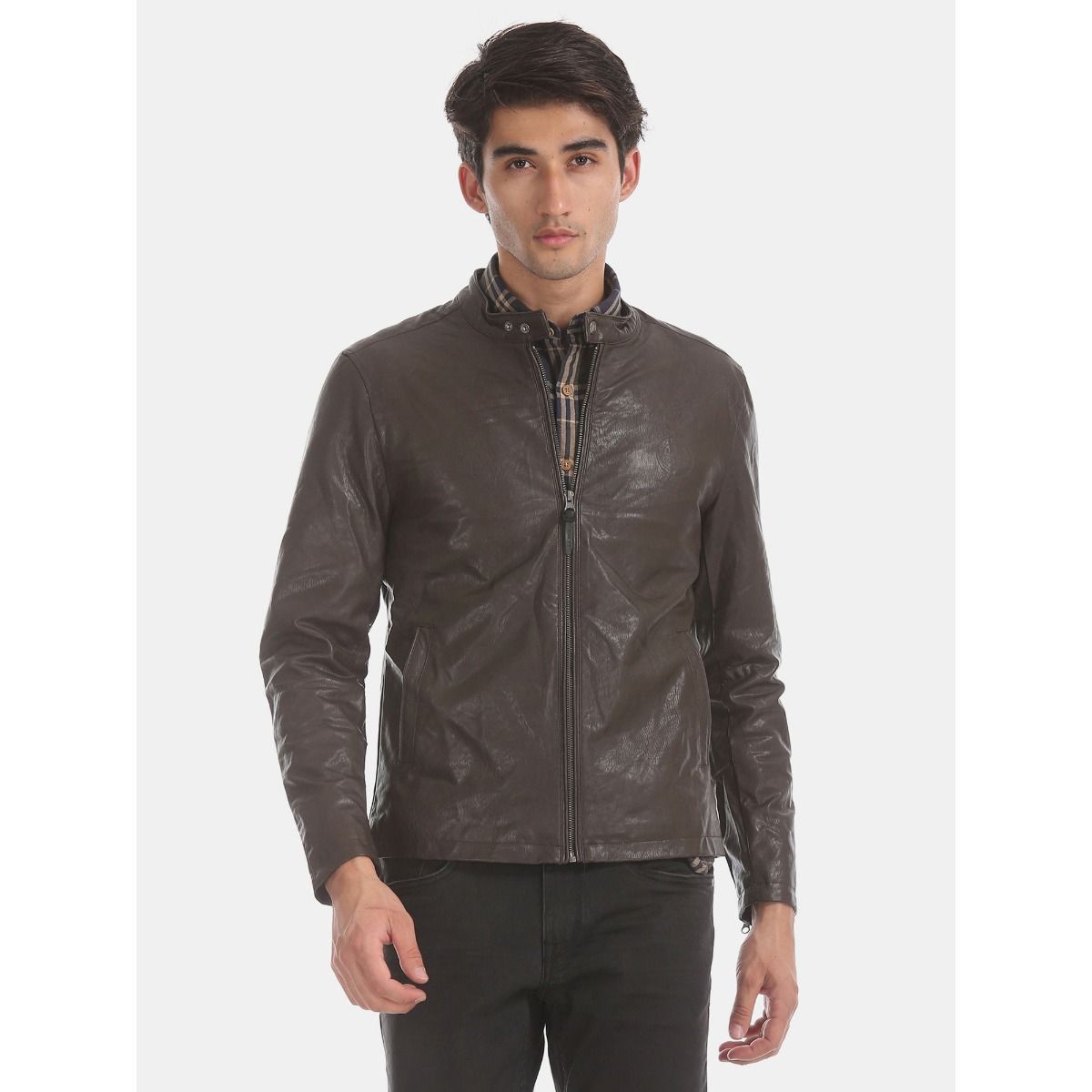 Us polo leather jacket outlet online