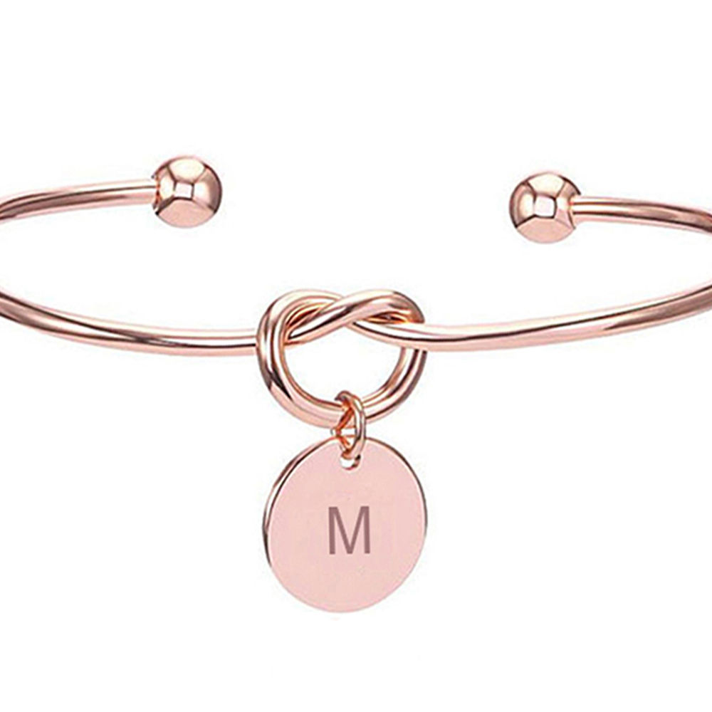 Letter bangle bracelet new arrivals