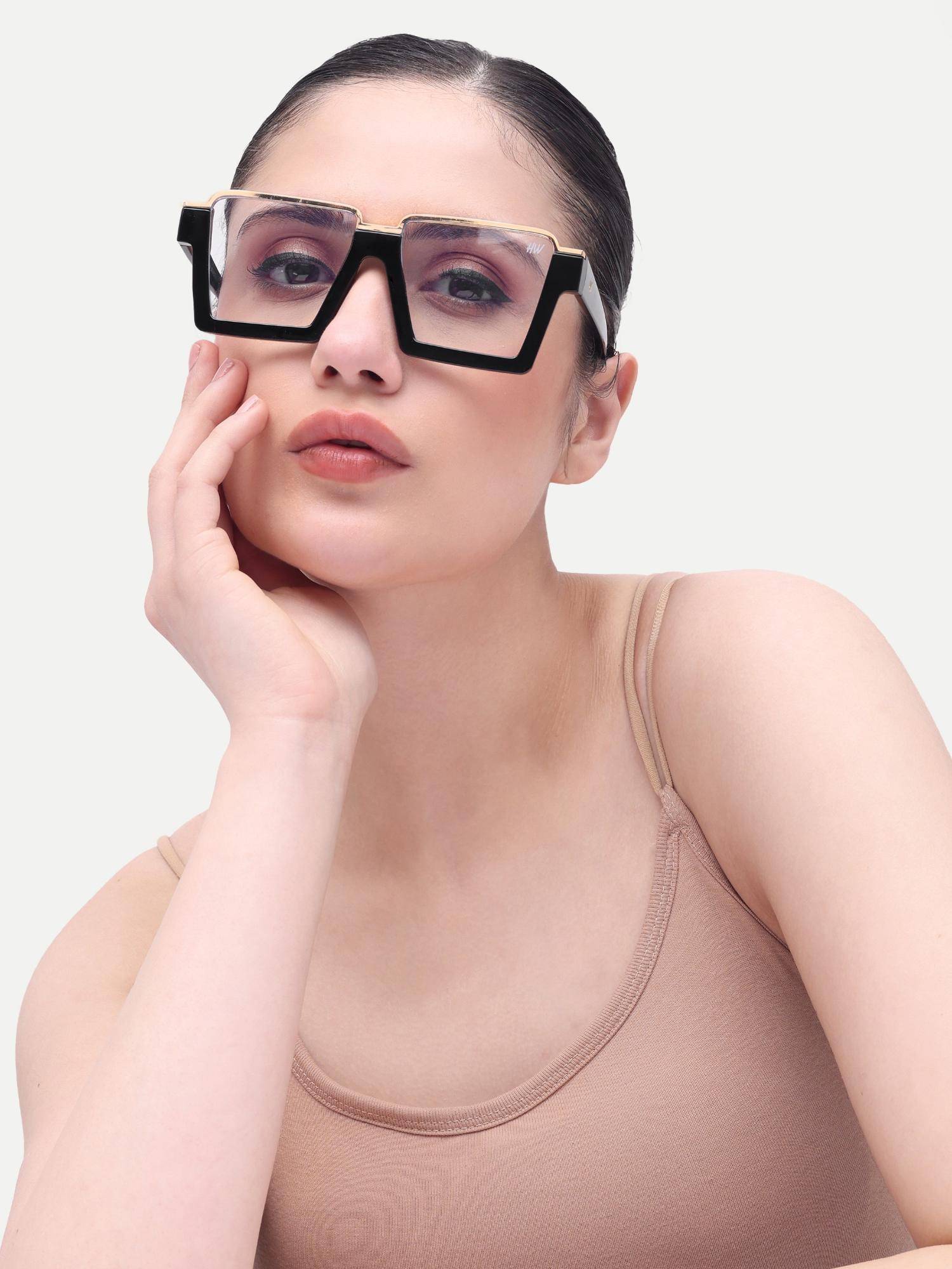 HAMILTANO WINSTON Women Clear Sunglasses (SKU321) (55)