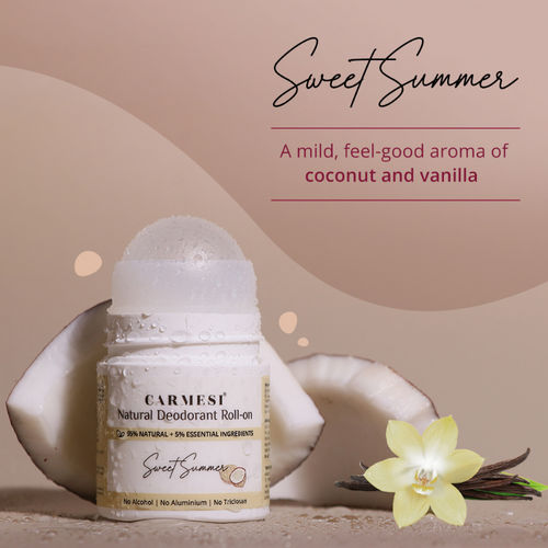 Buy Carmesi Natural Underarms Roll On Deodorant For Women Sweet