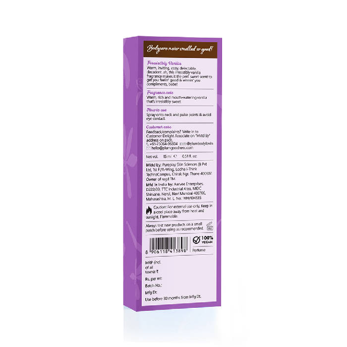 Plum BodyLovin' Vanille-Vibes Körperöl - 200ml, Für Strahlende Haut & Langanhaltende Feuchtigkeit