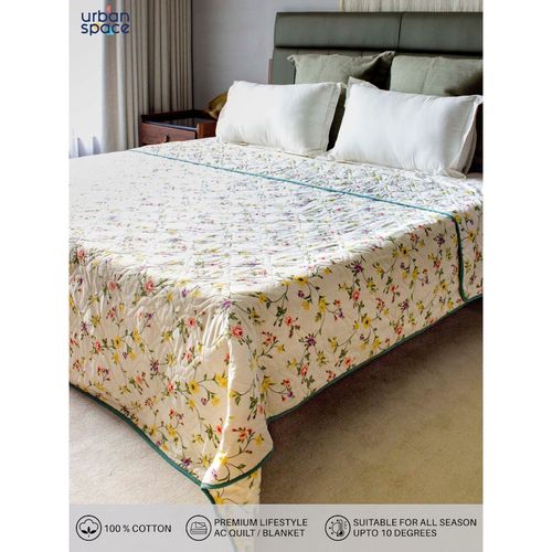 Buy Urban Space Layer Reversible Cotton A/C Blanket (Yellow