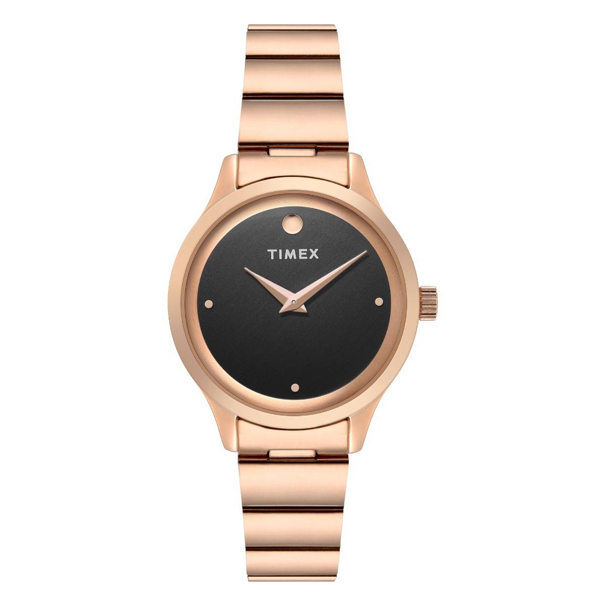 Timex Trendline Round 21mm Black Dial Analog Women Watch - TWTL13703