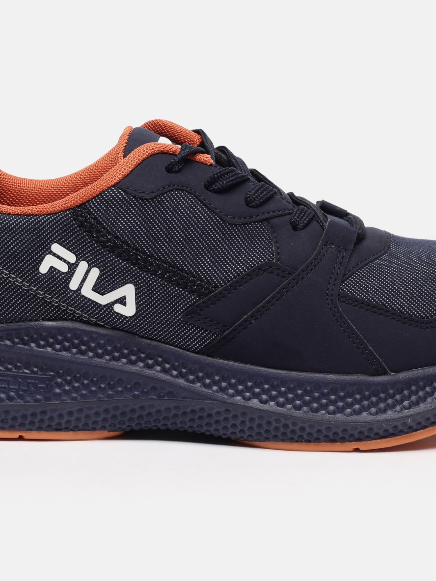 Buy Fila Nova Denim Mens Navy Blue Running Shoes Online