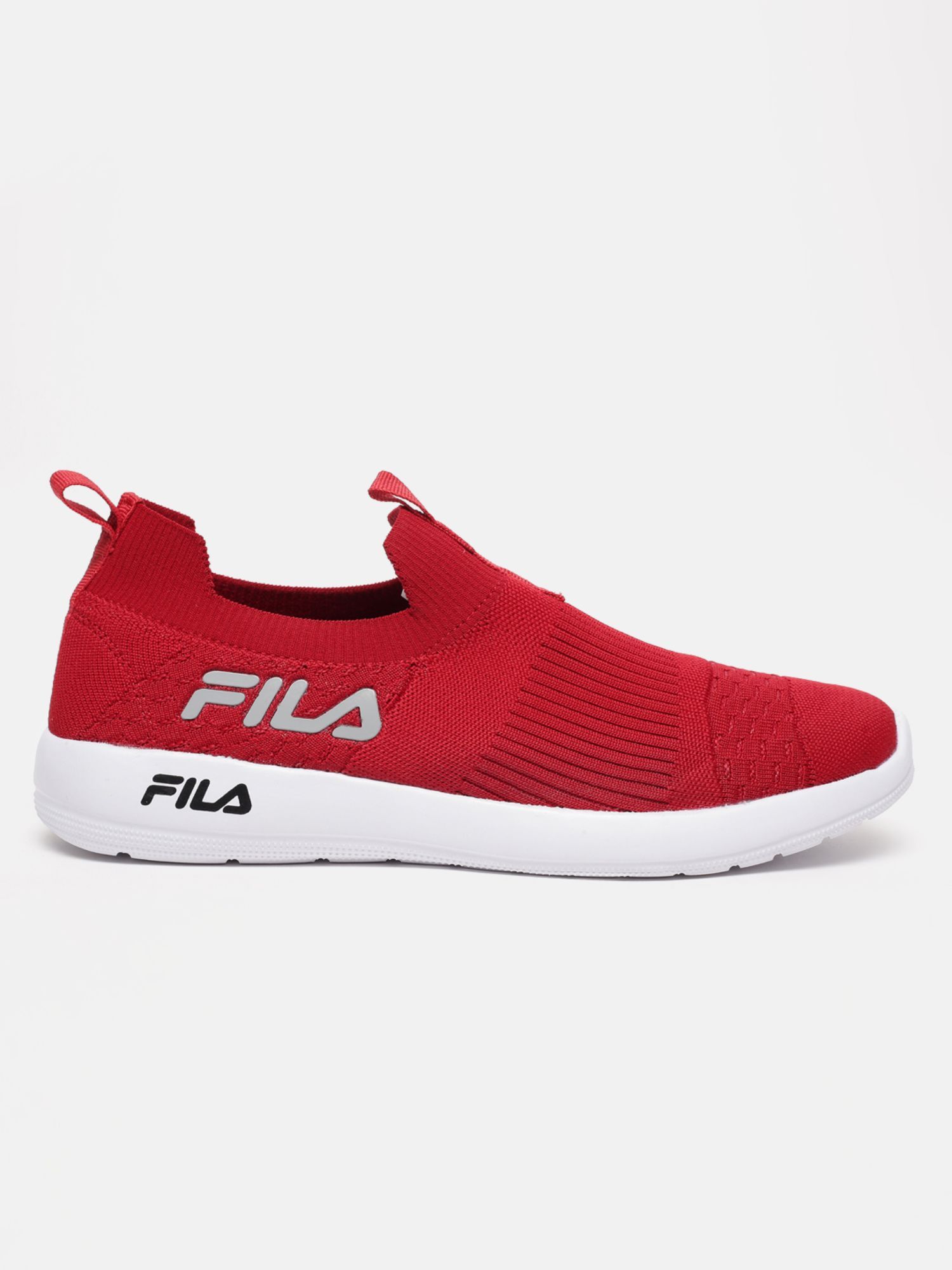 Mens red fila shoes hot sale