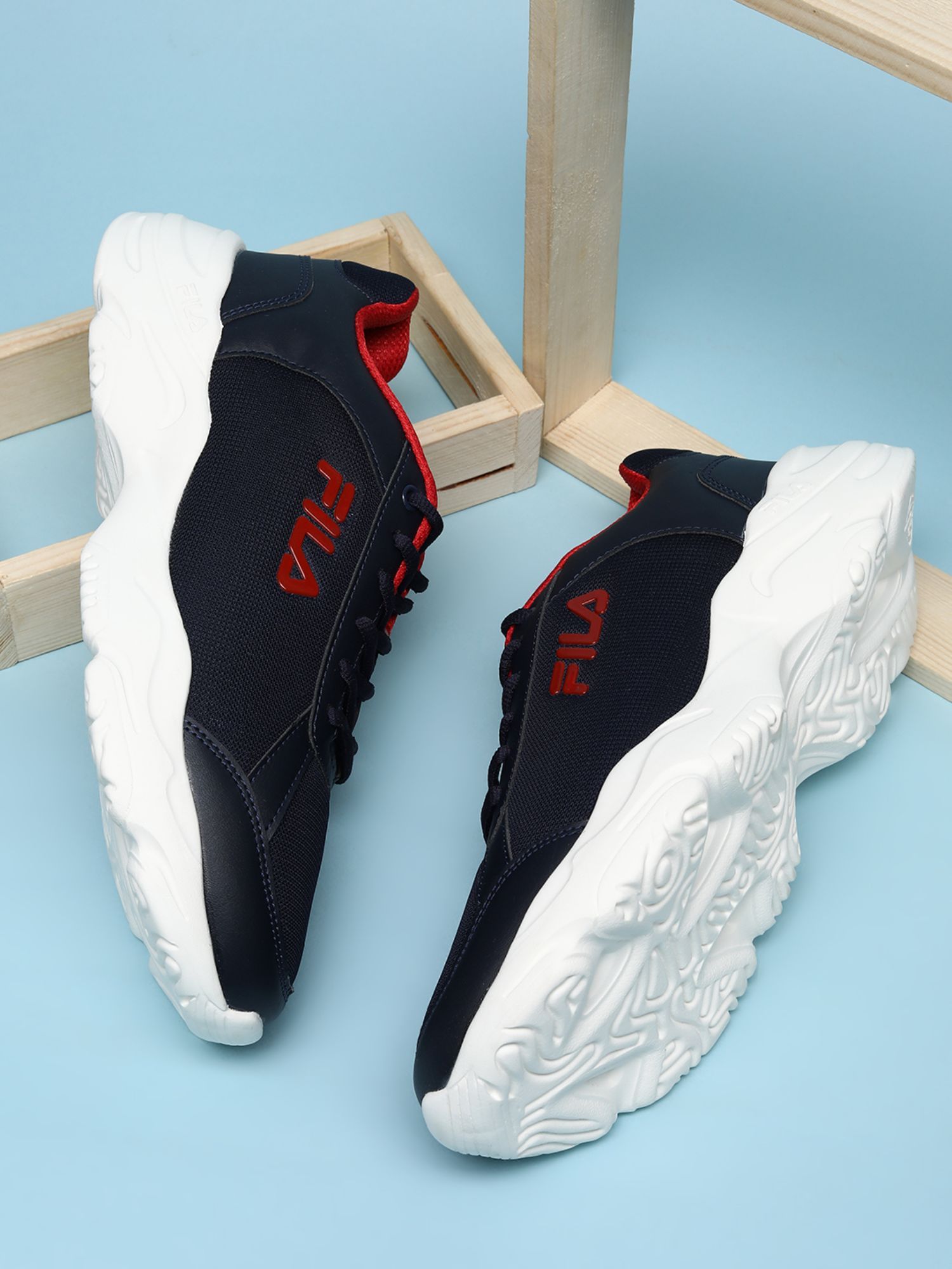 Buy Fila Rala Mens Navy Blue Running Shoes Online