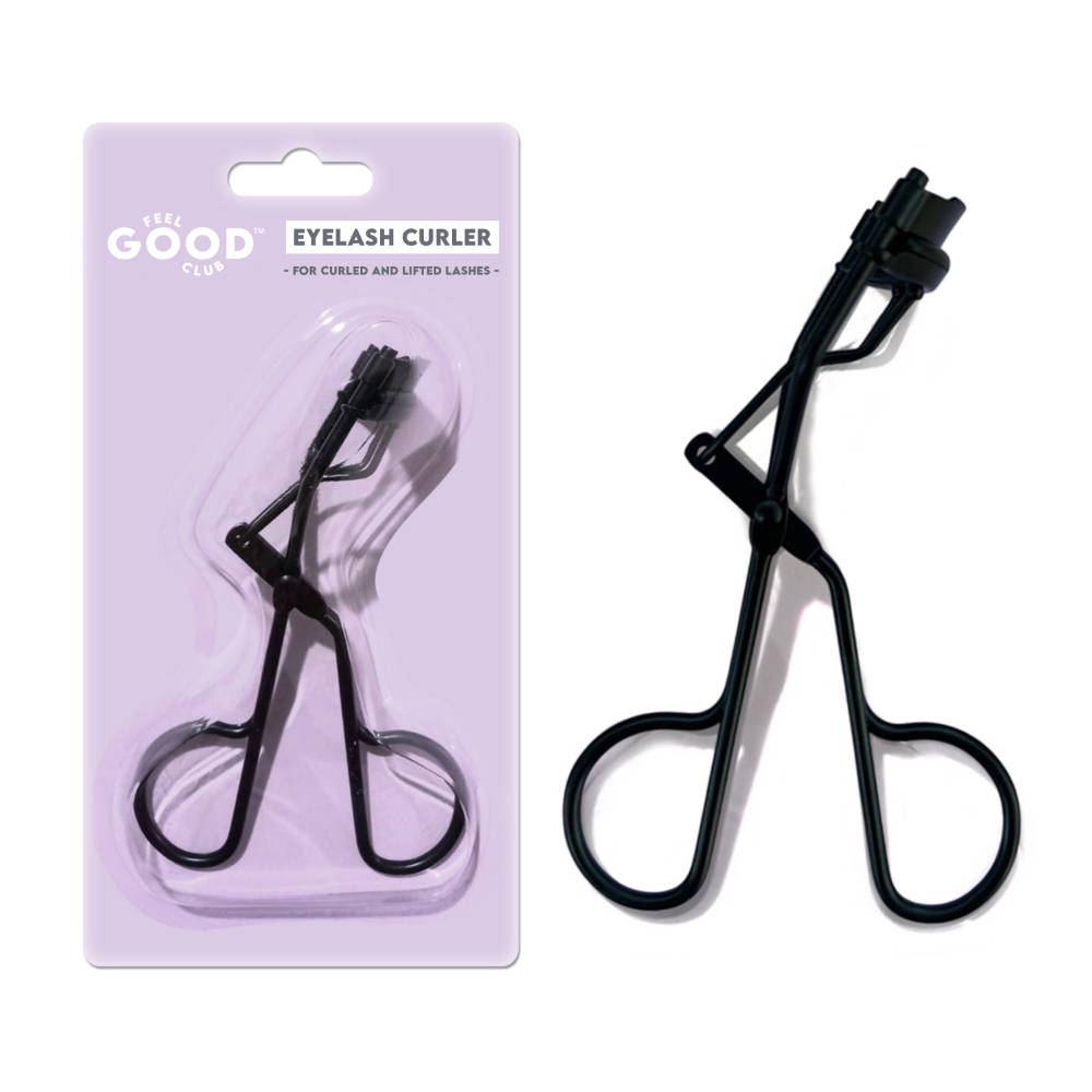 Feel Good Club Eyelash Curler Pre Mascara Eye Makeup Tool For Lifted Natural Lashes And Falsies