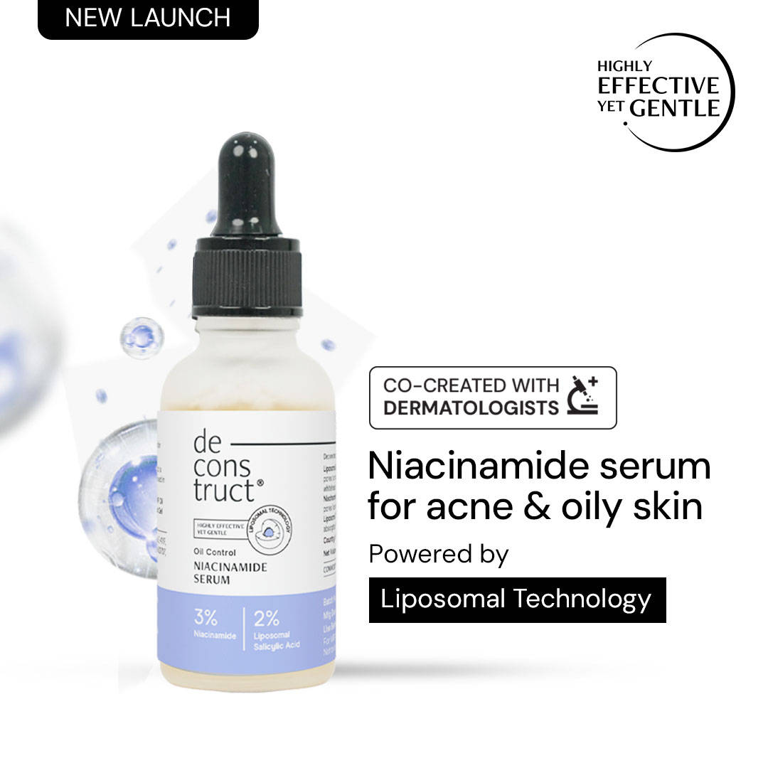 Deconstruct 3% Niacinamide & 2% Salicylic Acid Serum, Liposomal Technology, Controls Oil & Acne