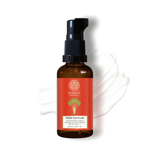 Forest Essentials Sheer Sun Fluid Sunscreen SPF 50 PA++++ 50ml